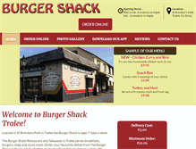 Tablet Screenshot of burgershacktralee.com